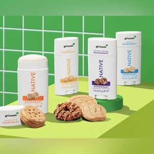 Native Limited Edition Girl Scouts Deodorant All 4 Scents